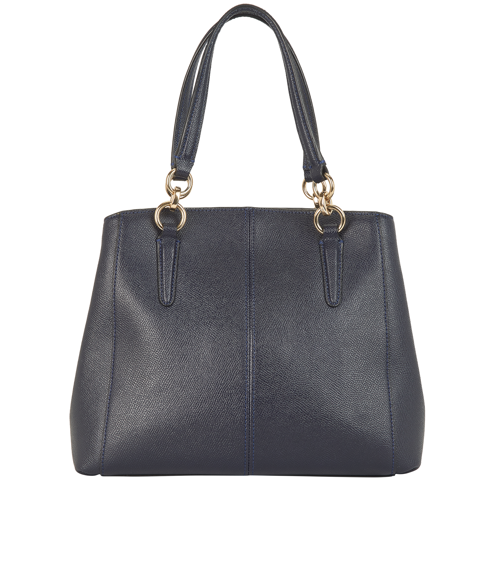 Minetta 2-Way, &pound;210, Handbags, Navy, Leather, Back view